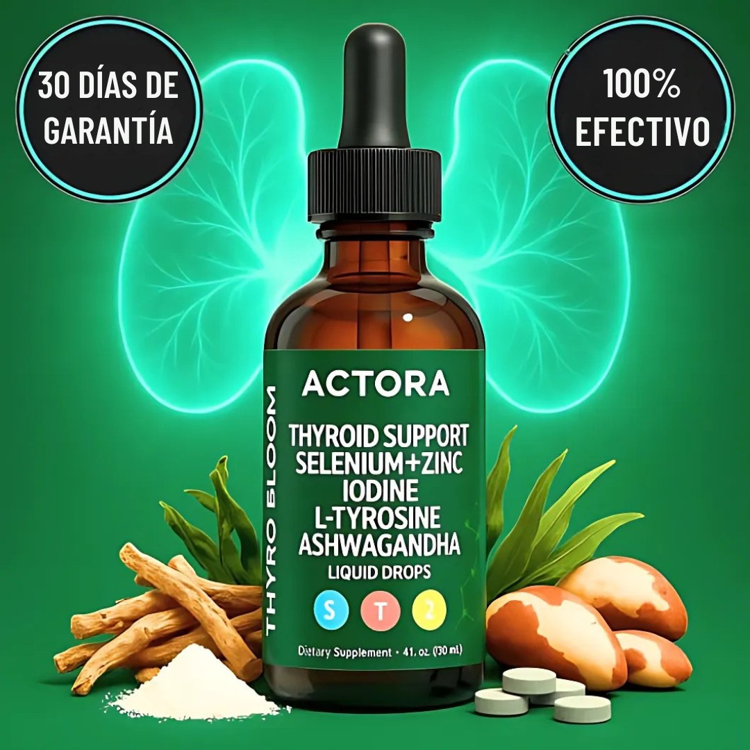 Actora – Gotas para las Tiroides (Estrés, Cansancio, +Bienestar General)